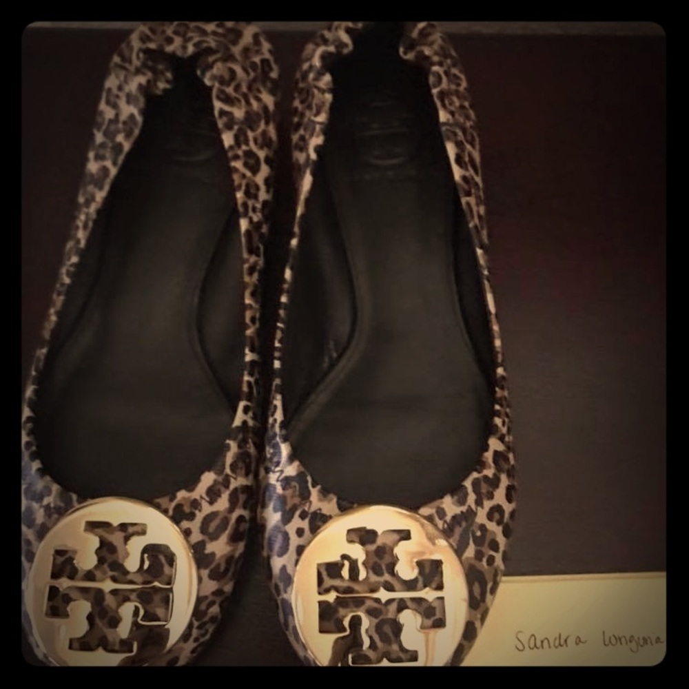 Tory Burch leopard flats